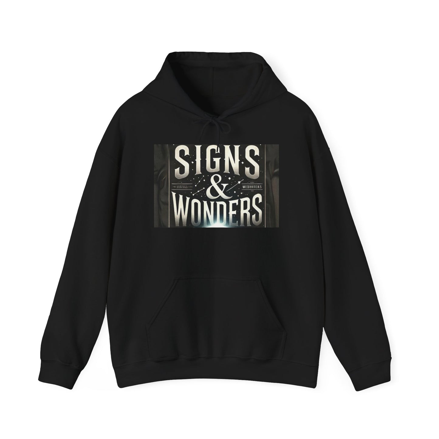 Signs & Wonders Unisex Heavy Blend Hoodie - Inspirational Sweatshirt for Faith and Comfort