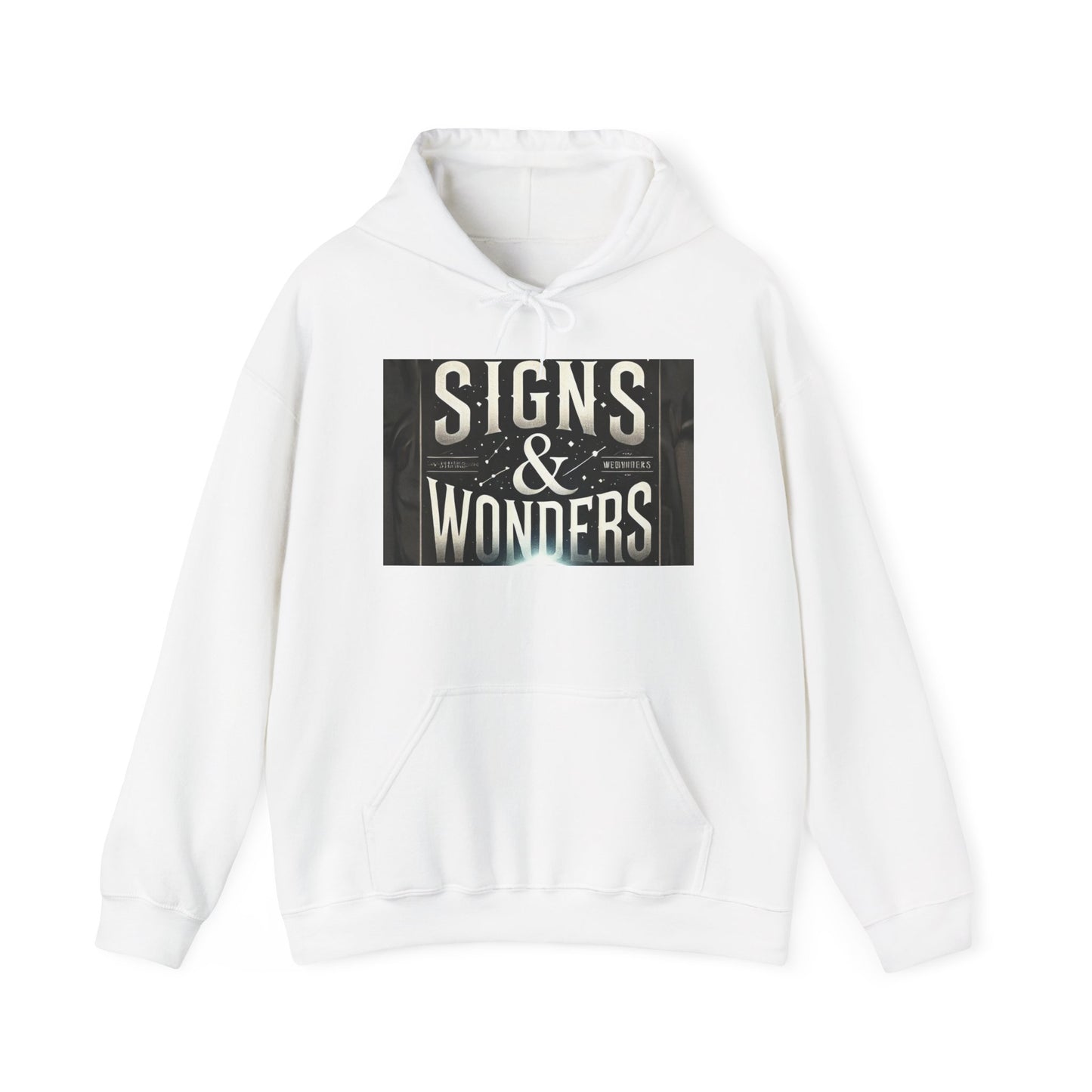 Signs & Wonders Unisex Heavy Blend Hoodie - Inspirational Sweatshirt for Faith and Comfort