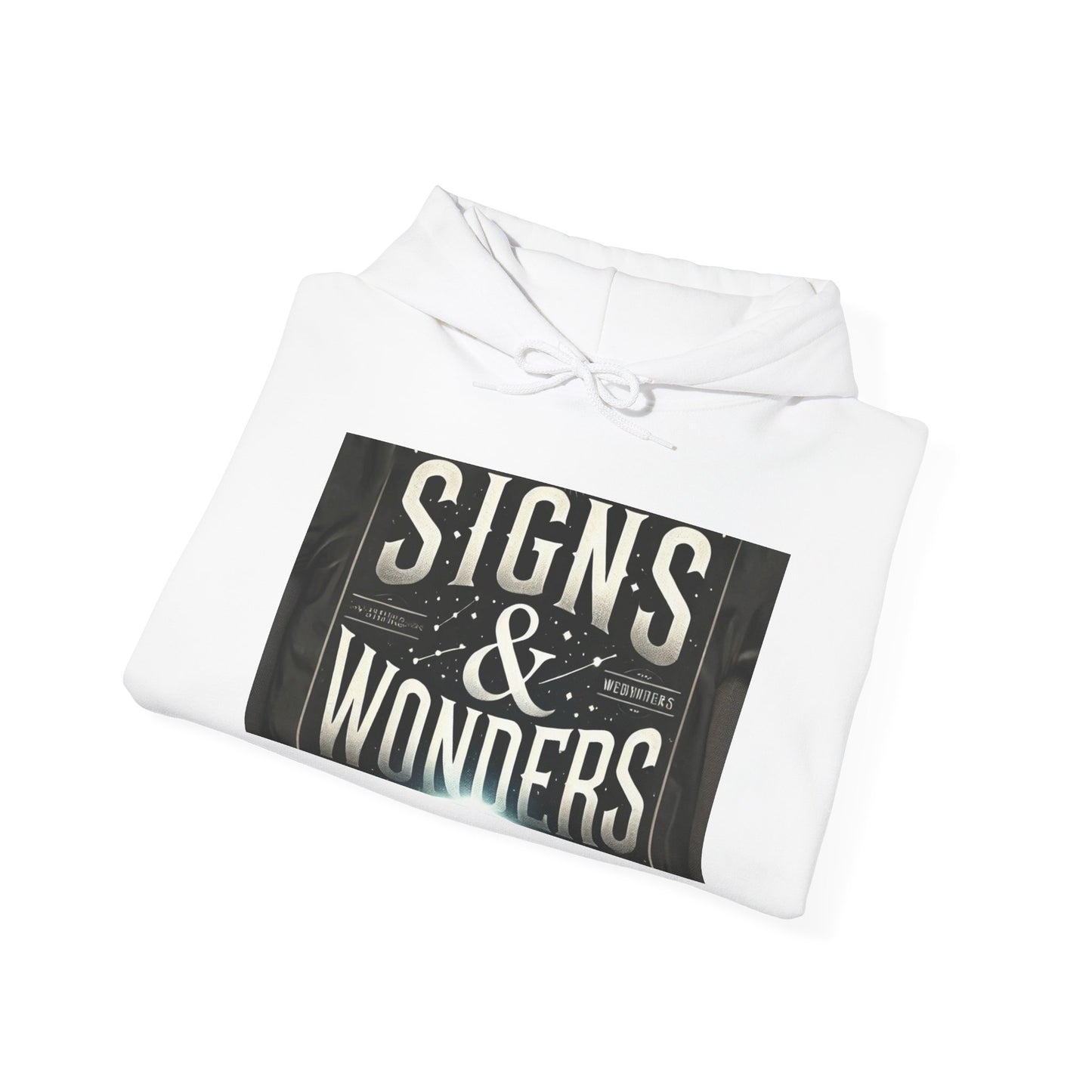 Signs & Wonders Unisex Heavy Blend Hoodie - Inspirational Sweatshirt for Faith and Comfort